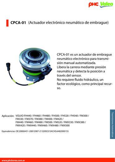 Actuador electrónico neumático de embrague-Enero 2024